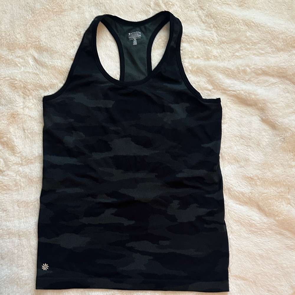 Athleta Black Camo Tank Top